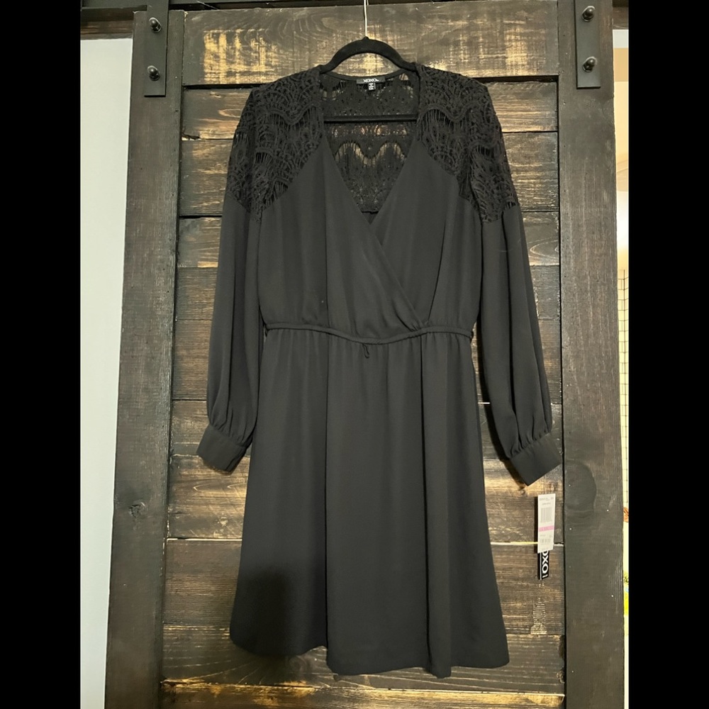 Xoxo • Black Knit Cocktail Dress •